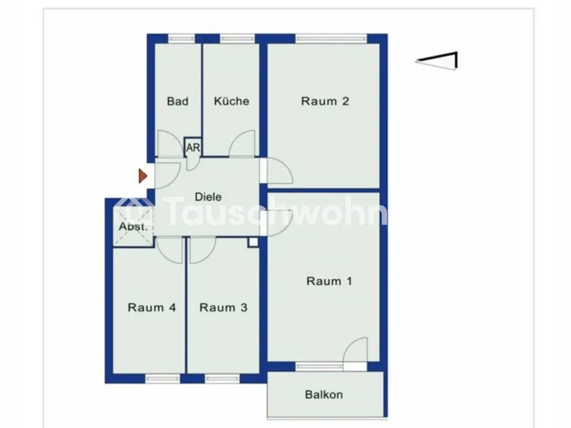Tauschwohnung: Große 4-Zimmer-Flat in Reinickendorf zum Tausch — photo 1